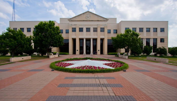 Denton County Courts Building in Denton, Texas